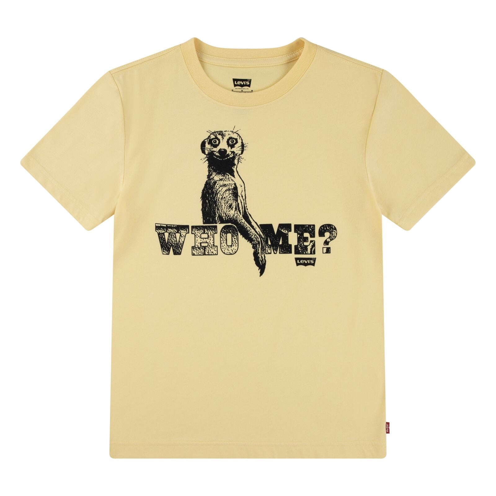 Levis Who Me T-Shirt 9Em654-Y04 Clothing 10YRS / Yellow,12YRS / Yellow,14YRS / Yellow,16YRS / Yellow