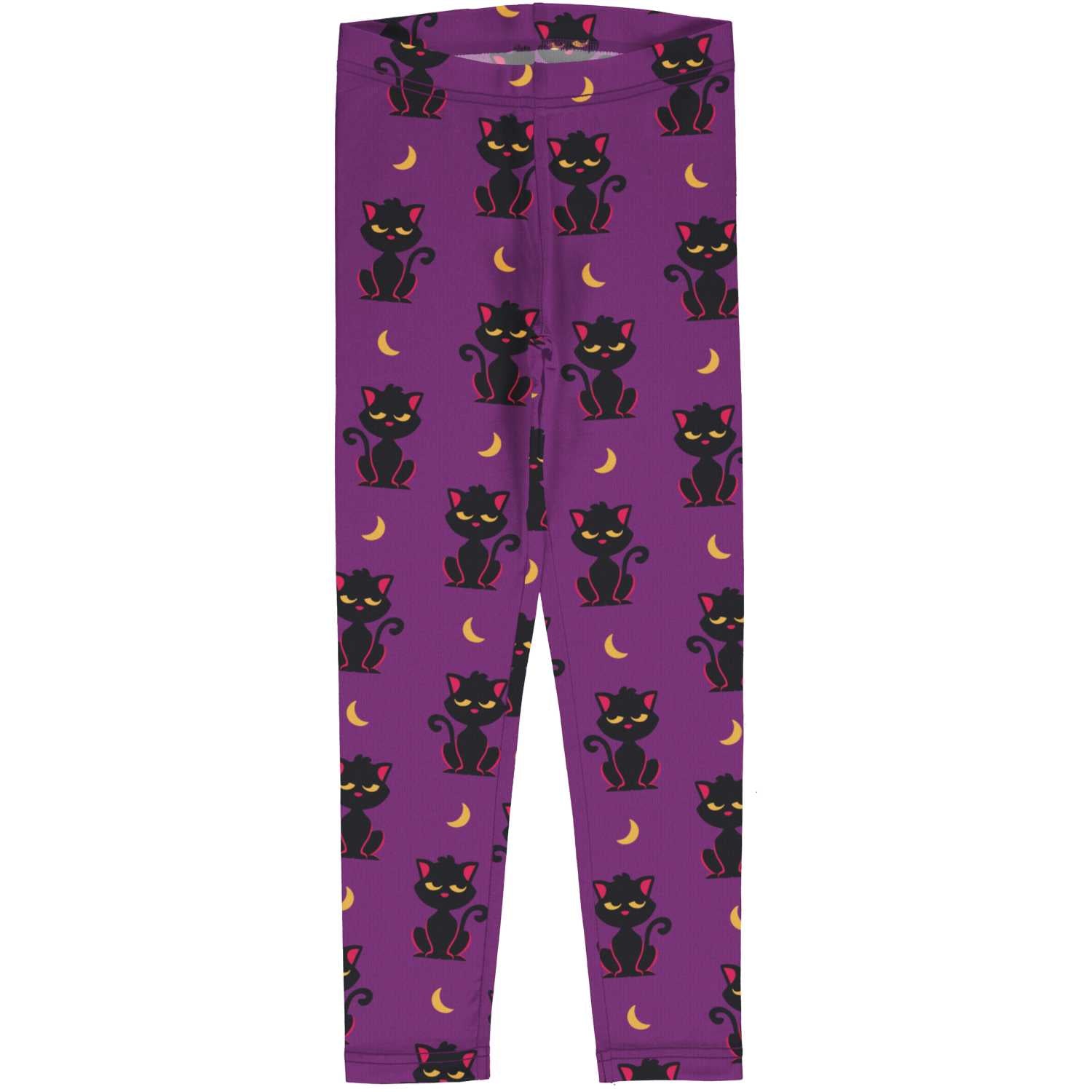 Maxomorra Cat Leggings Aw24 Clothing 2-3YRS / Purple,3-4YRS / Purple,4-5YRS / Purple,5-6YRS / Purple,7-8YRS / Purple,9-10YRS / Purple