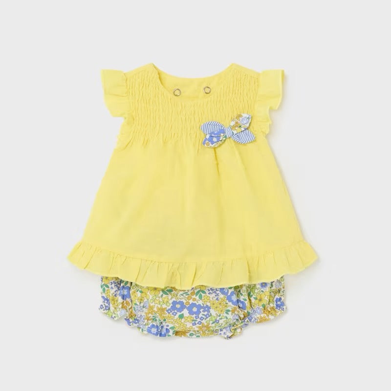 Mayoral Baby Girls Set 1204 Yellow Clothing 1-2M / Yellow,2-4M / Yellow,4-6M / Yellow,6-9M / Yellow,12M / Yellow