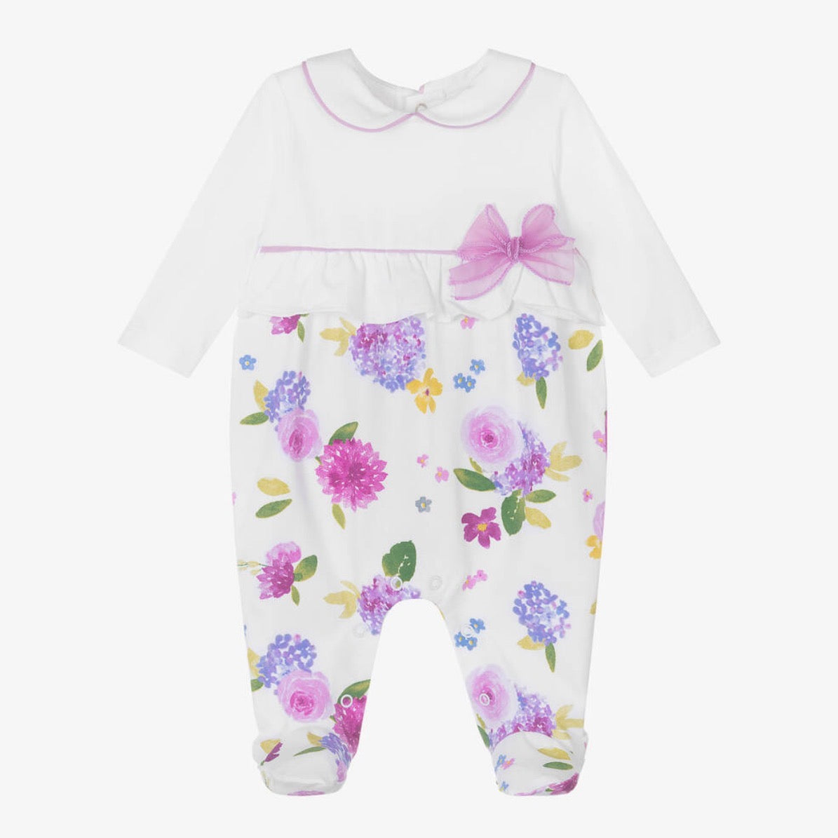 Mayoral Baby Girls Sleepsuit 1705 Clothing 0-1M / Mauve,1-2M / Mauve,2-4M / Mauve,4-6M / Mauve,6-9M / Mauve