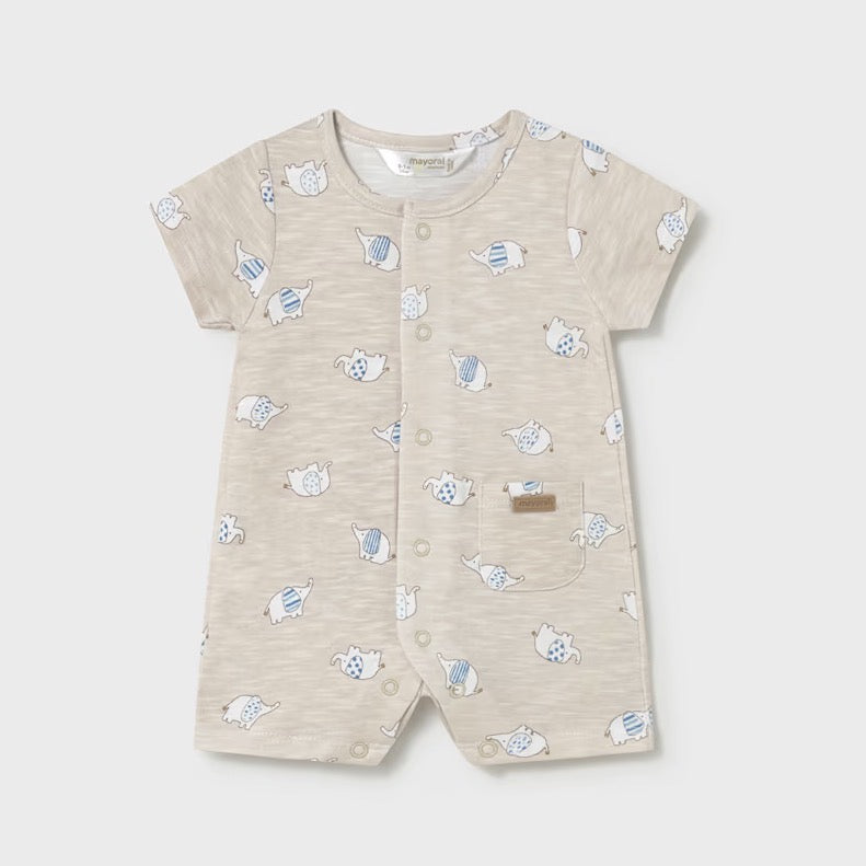 Mayoral Baby Short Romper 1717 Elephant