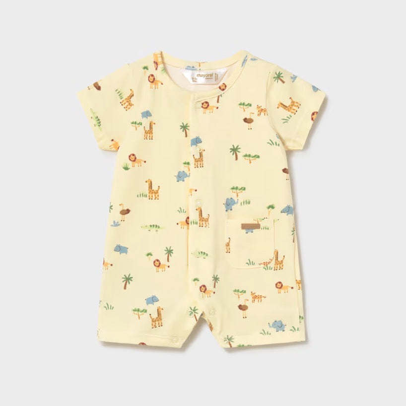 Mayoral Baby Short Romper 1717 Safari
