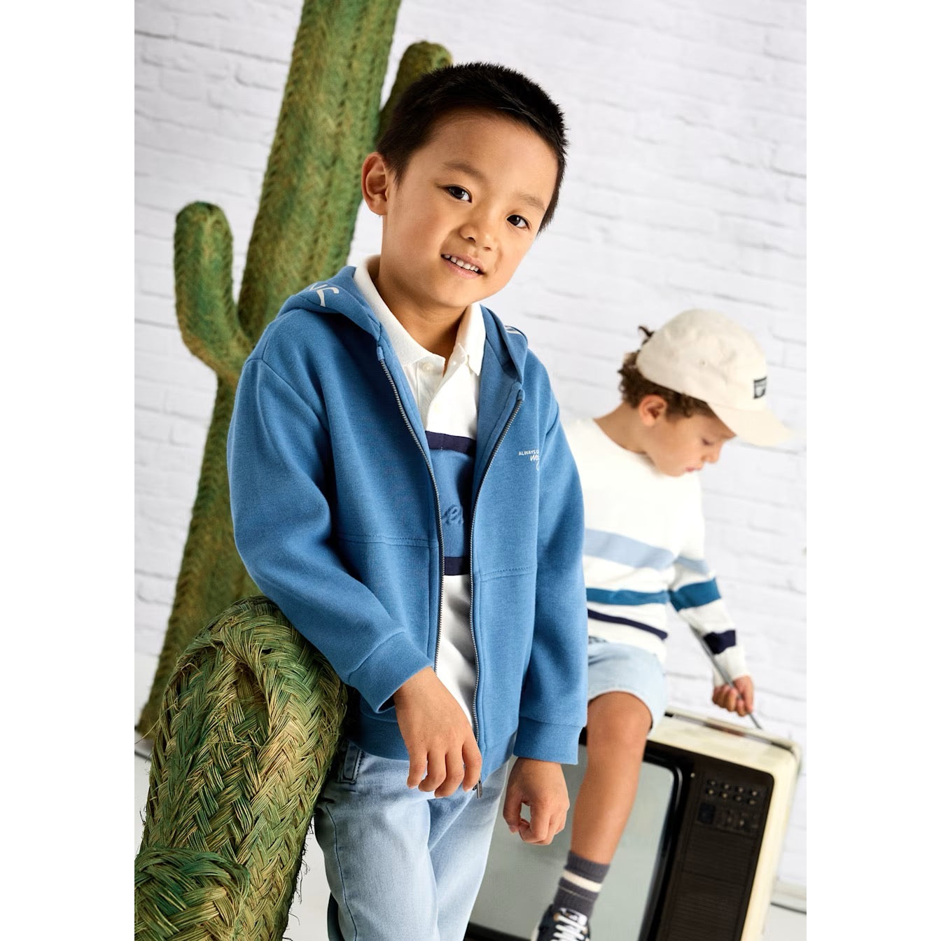 Mayoral Boys Hoodie 3423 Blue Clothing 5YRS / Blue,6YRS / Blue,8YRS / Blue,9YRS / Blue