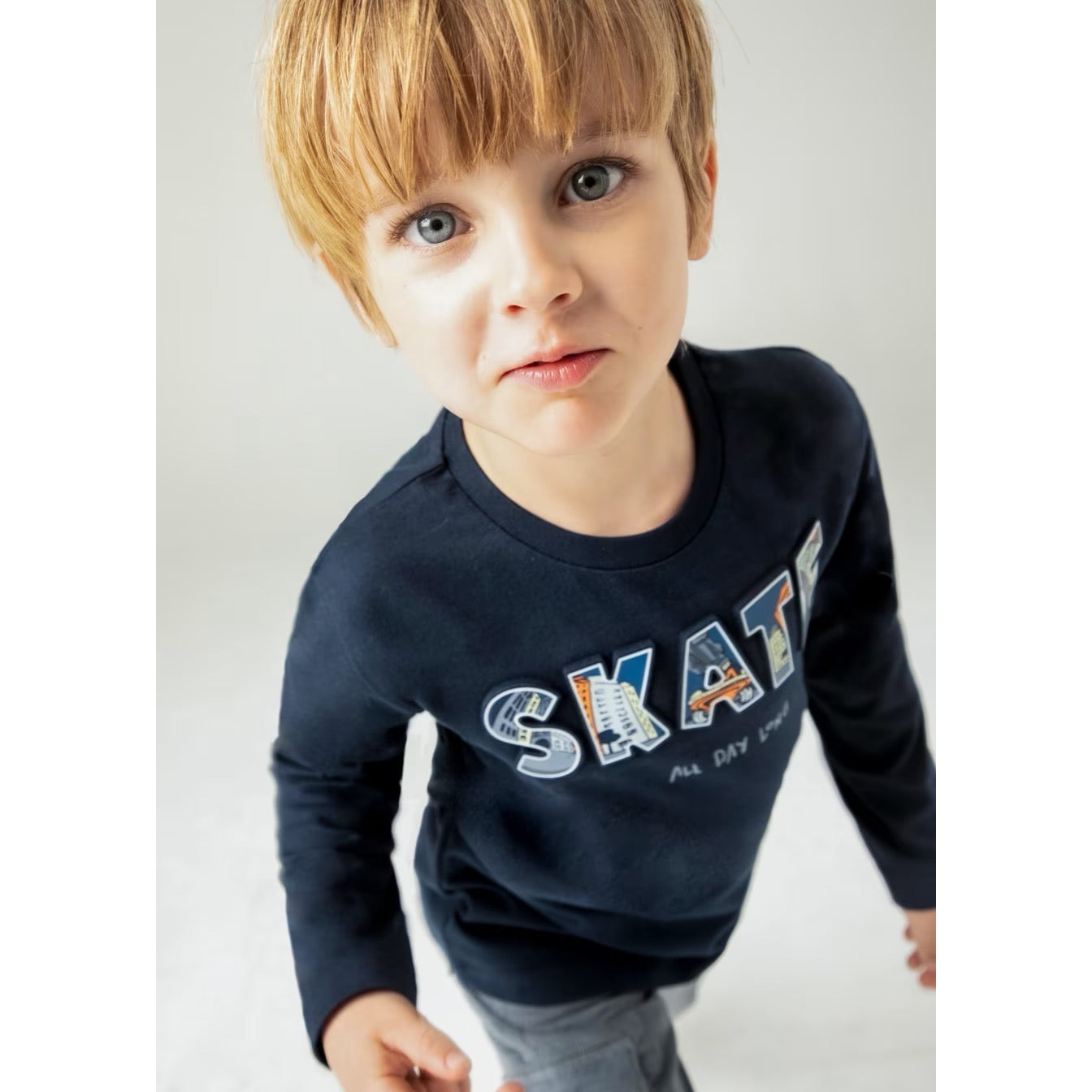 Mayoral Boys Skate T-Shirt 4050 Navy Clothing 4YRS / Navy,5YRS / Navy,6YRS / Navy,7YRS / Navy,8YRS / Navy,9YRS / Navy