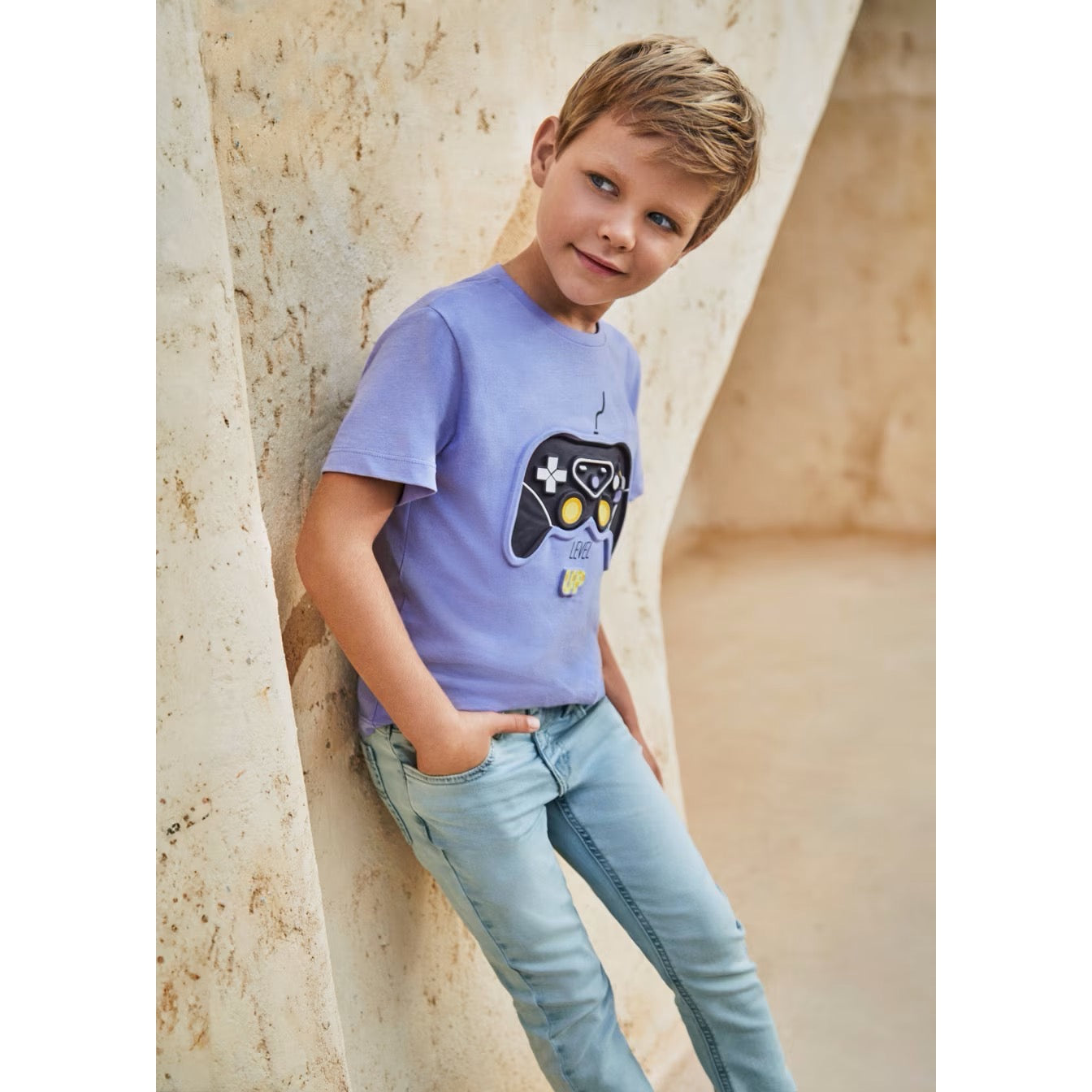 Soft Jeans For Boys Boys Super-Soft Denim Sweatpant Jeans BLUE The - Main Image