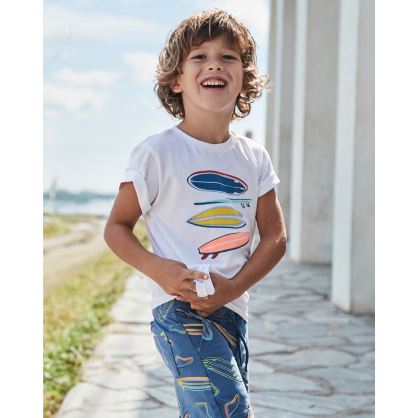 Mayoral Boys Surf Shorts Set 3604 Clothing 4YRS / Blue,5YRS / Blue,6YRS / Blue,7YRS / Blue,8YRS / Blue,9YRS / Blue