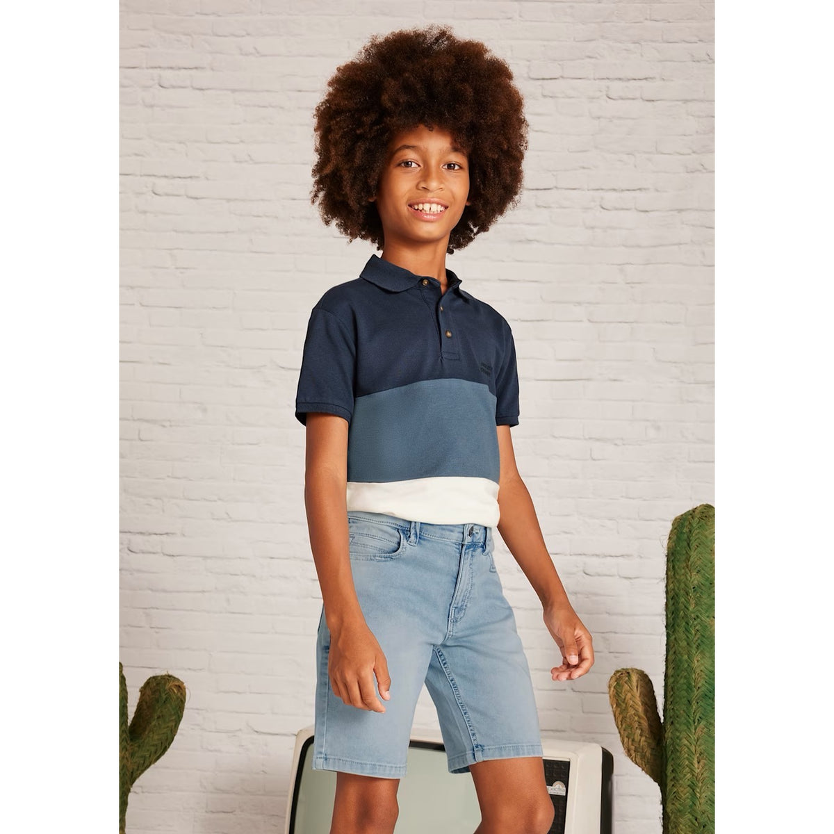 Mayoral Older Boys Bleach Denim Shorts 6203 Clothing 10YRS / Light Denim,12YRS / Light Denim,14YRS / Light Denim,16YRS / Light Denim