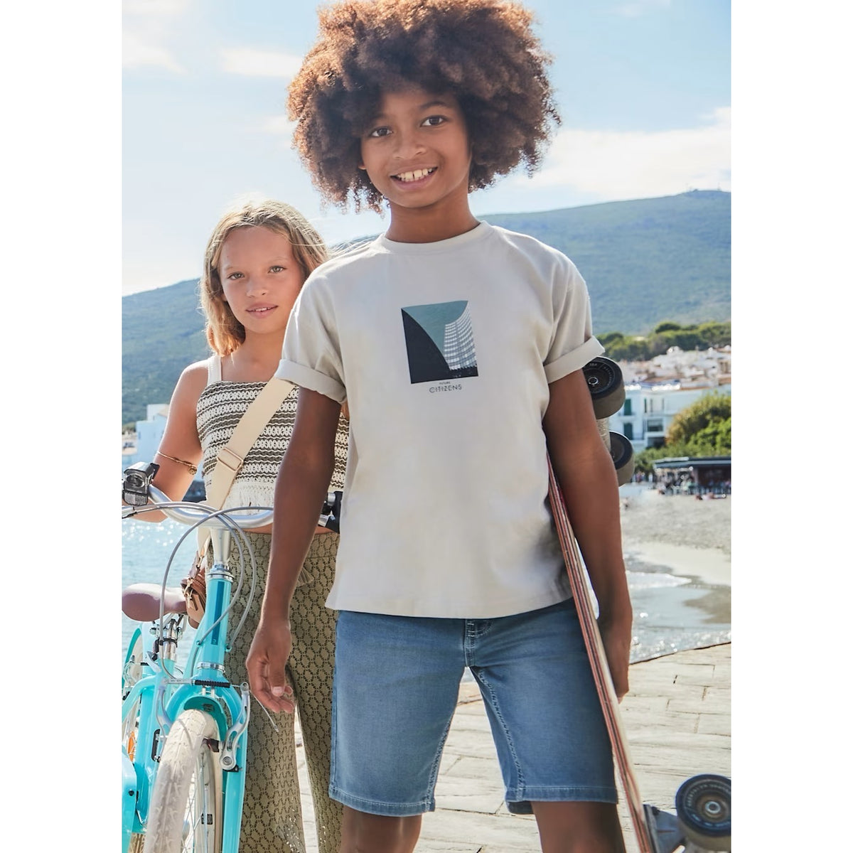 Mayoral Older Boys Denim Shorts 6203 Mid Denim Clothing 10YRS / Mid Denim,12YRS / Mid Denim,14YRS / Mid Denim,16YRS / Mid Denim