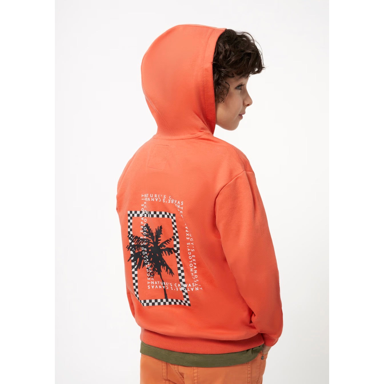 Mayoral Older Boys Zip Hoodie 6475 Clothing 10YRS / Orange,12YRS / Orange,14YRS / Orange,16YRS / Orange