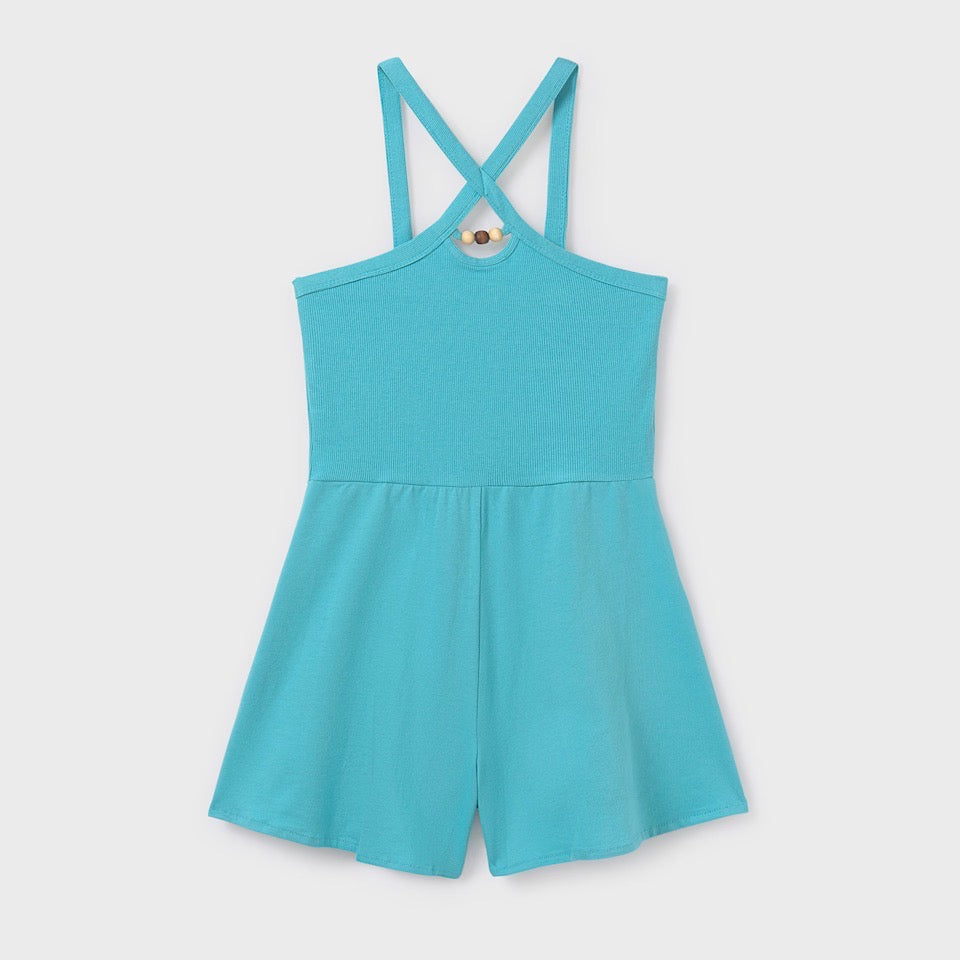 Mayoral Older Girls Playsuit 6869 Aqua Clothing 10YRS / Aqua,12YRS / Aqua,14YRS / Aqua