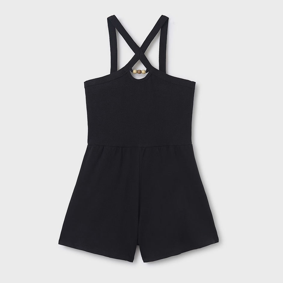 Mayoral Older Girls Playsuit 6869 Black Clothing 10YRS / Black,12YRS / Black,14YRS / Black,16YRS / Black