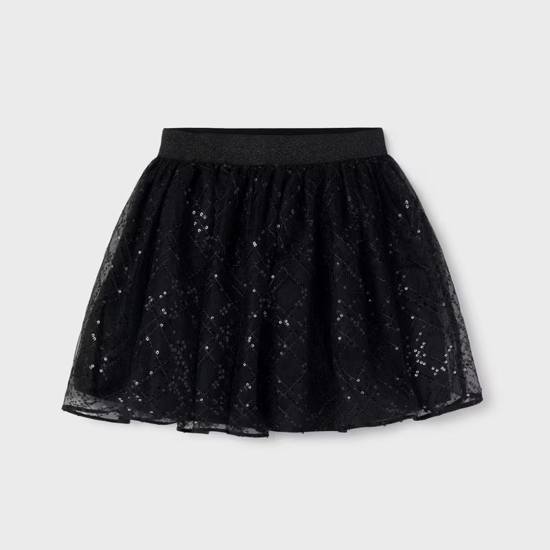 Mayoral Older Girls Tulle Skirt 7971 Black Clothing 10YRS / Black,12YRS / Black,14YRS / Black