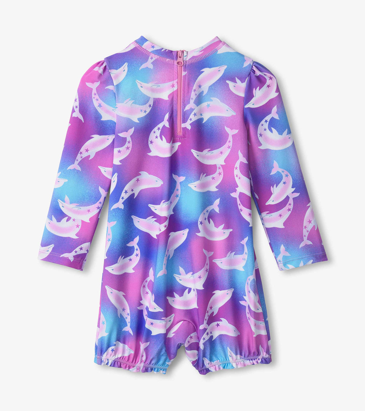Hatley Infant Girls Dolphin Rashsuit S25adi1571 Clothing 6-9M / Purple,9-12M / Purple,12-18M / Purple,18-24M / Purple