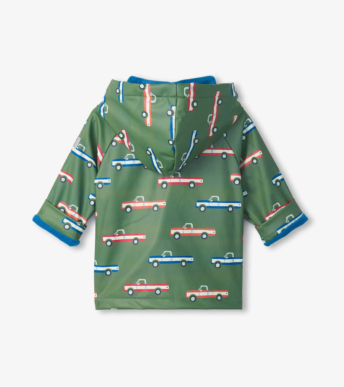 Hatley Big Trucks Pre-School Raincoat Clothing 18/24M / Green,2YRS / Green,3YRS / Green,4YRS / Green,5YRS / Green,6YRS / Green