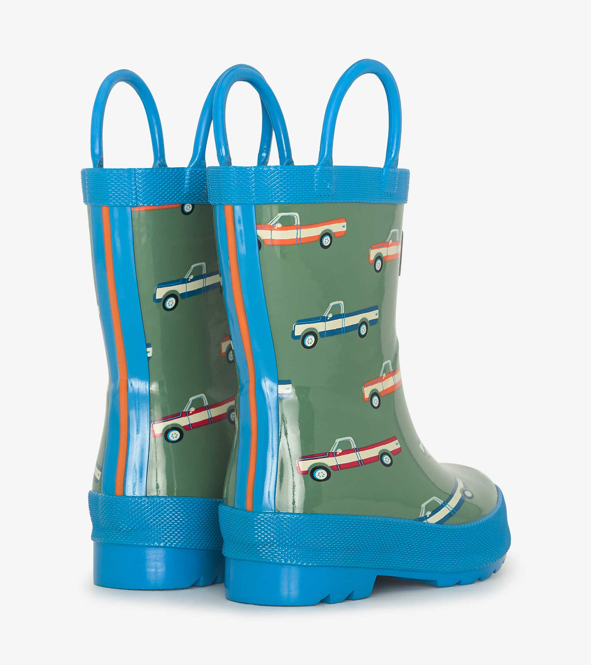 Hatley Big Trucks Pre-School Wellingtons Footwear UK4 INFANT / Green,UK5 INFANT / Green,UK6 INFANT / Green,UK7 INFANT / Green,UK8 INFANT / Green,UK9 KIDS / Green