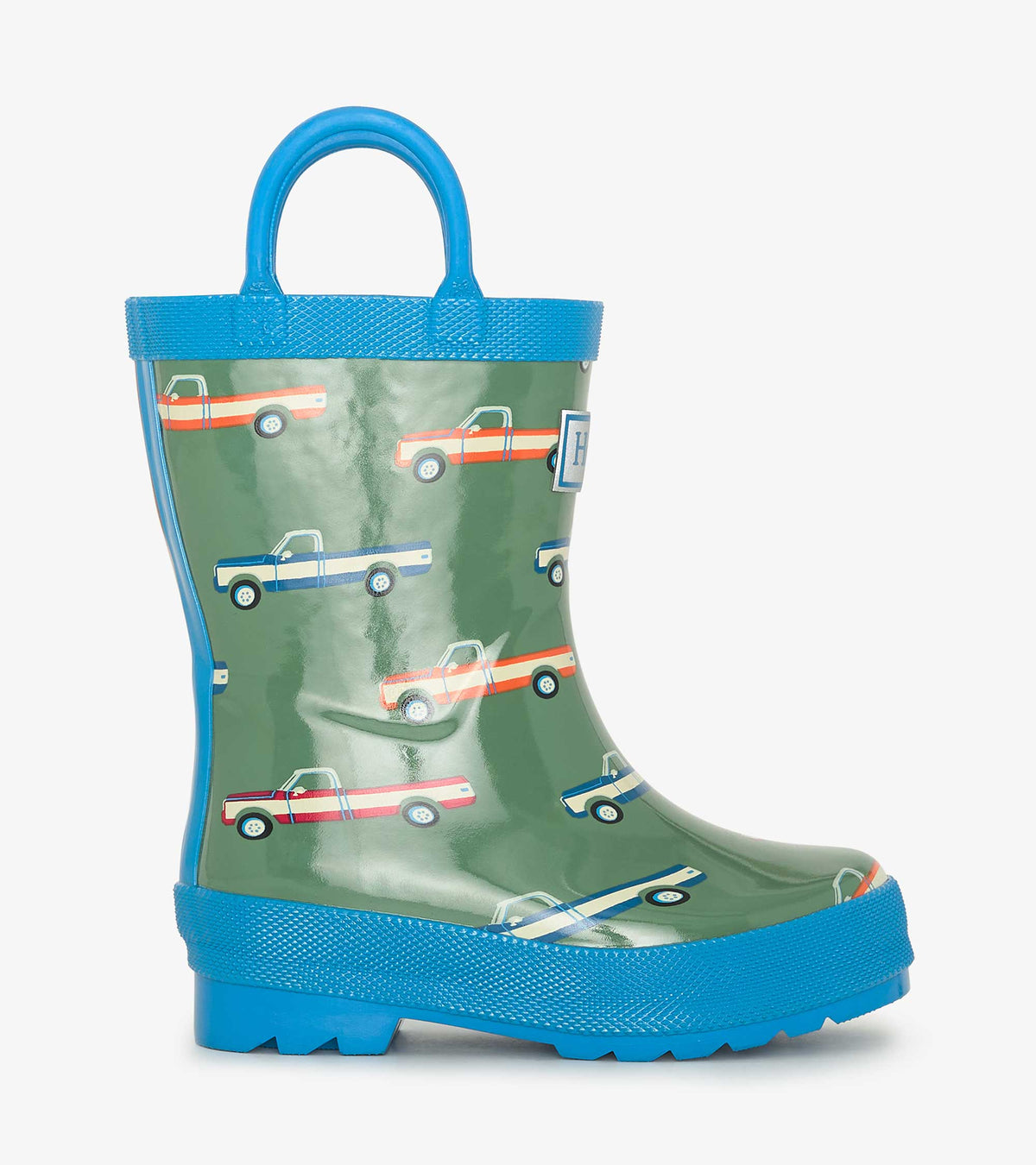 Hatley Big Trucks Pre-School Wellingtons Footwear UK4 INFANT / Green,UK5 INFANT / Green,UK6 INFANT / Green,UK7 INFANT / Green,UK8 INFANT / Green,UK9 KIDS / Green