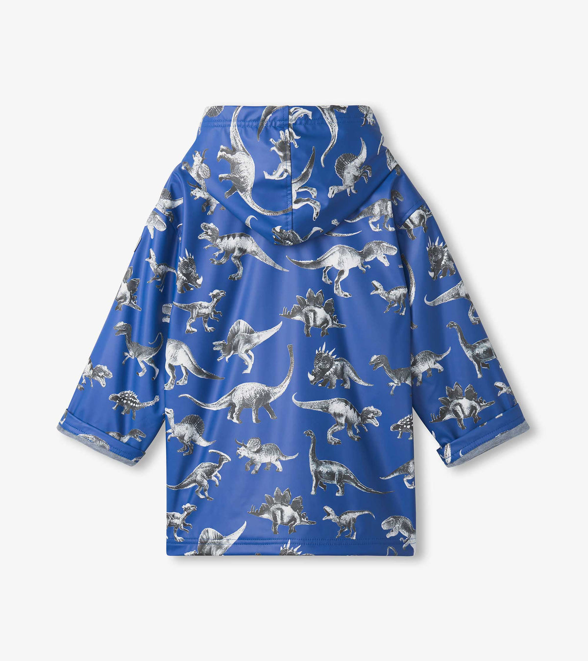 Hatley Dino Extinction Zip Raincoat S25dek818 Clothing 2YRS / Blue,3YRS / Blue,4YRS / Blue,5YRS / Blue,6YRS / Blue,7YRS / Blue,8YRS / Blue,10YRS / Blue