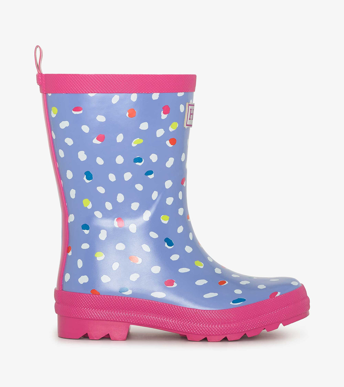 Hatley Lots Of Dots Wellingtons Footwear UK7 INFANT / Purple,UK8 INFANT / Purple,UK9 KIDS / Purple,UK10 KIDS / Purple,UK11 KIDS / Purple,UK12 KIDS / Purple,UK13 KIDS / Purple,UK1 KIDS / Purple,UK2 KIDS / Purple