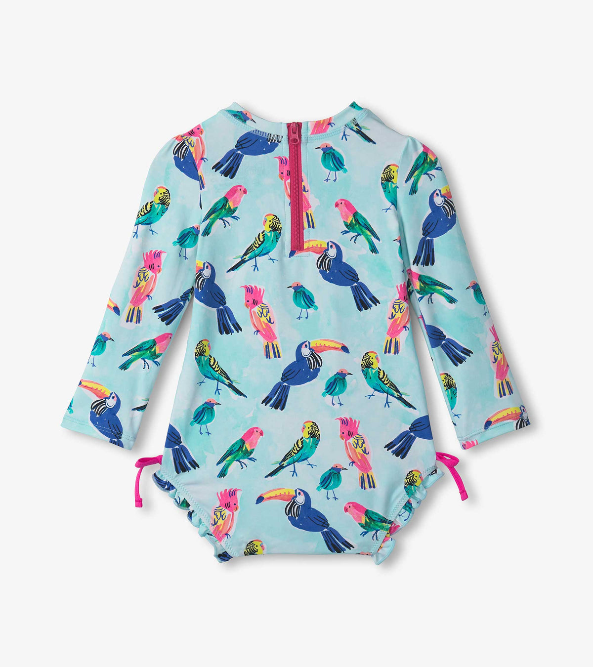 Hatley Infant Girls Tropical Bird Rashsuit Clothing 6-9M / Multi,9-12M / Multi,12-18M / Multi,18-24M / Multi