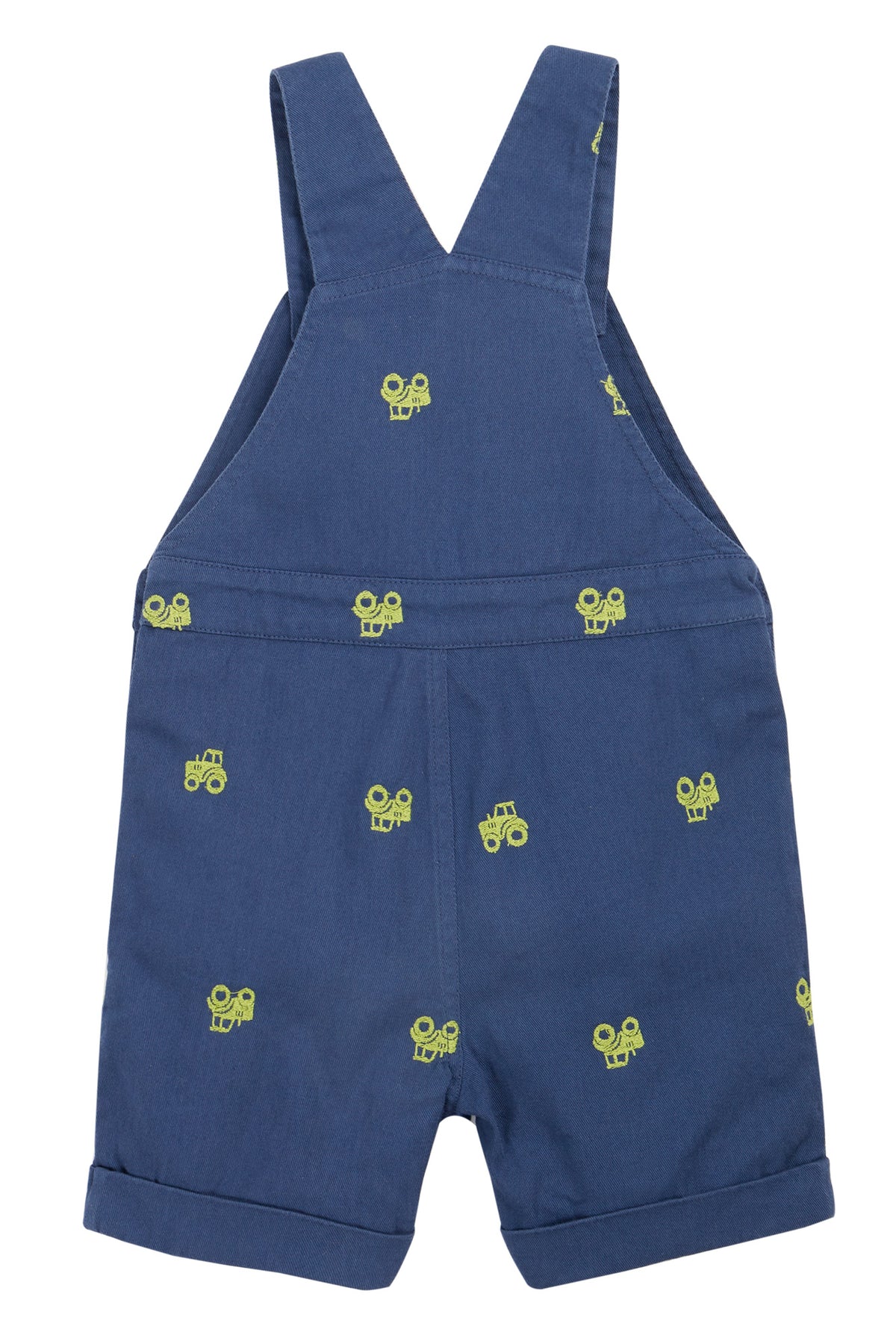 Frugi Elio Short Dungaree Navy Tractor Clothing 3-6M / Navy,6-9M / Navy,9-12M / Navy,12-18M / Navy,18-24M / Navy