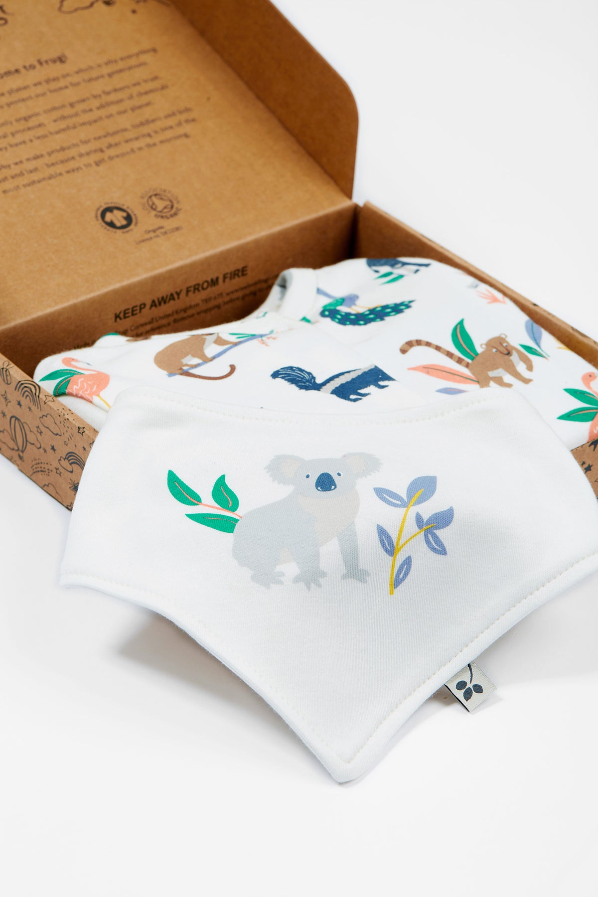 Frugi Baby Wild Life Gift Set 501661S5wild Clothing NEWBORN / White,0-3M / White,3-6M / White,6-9M / White