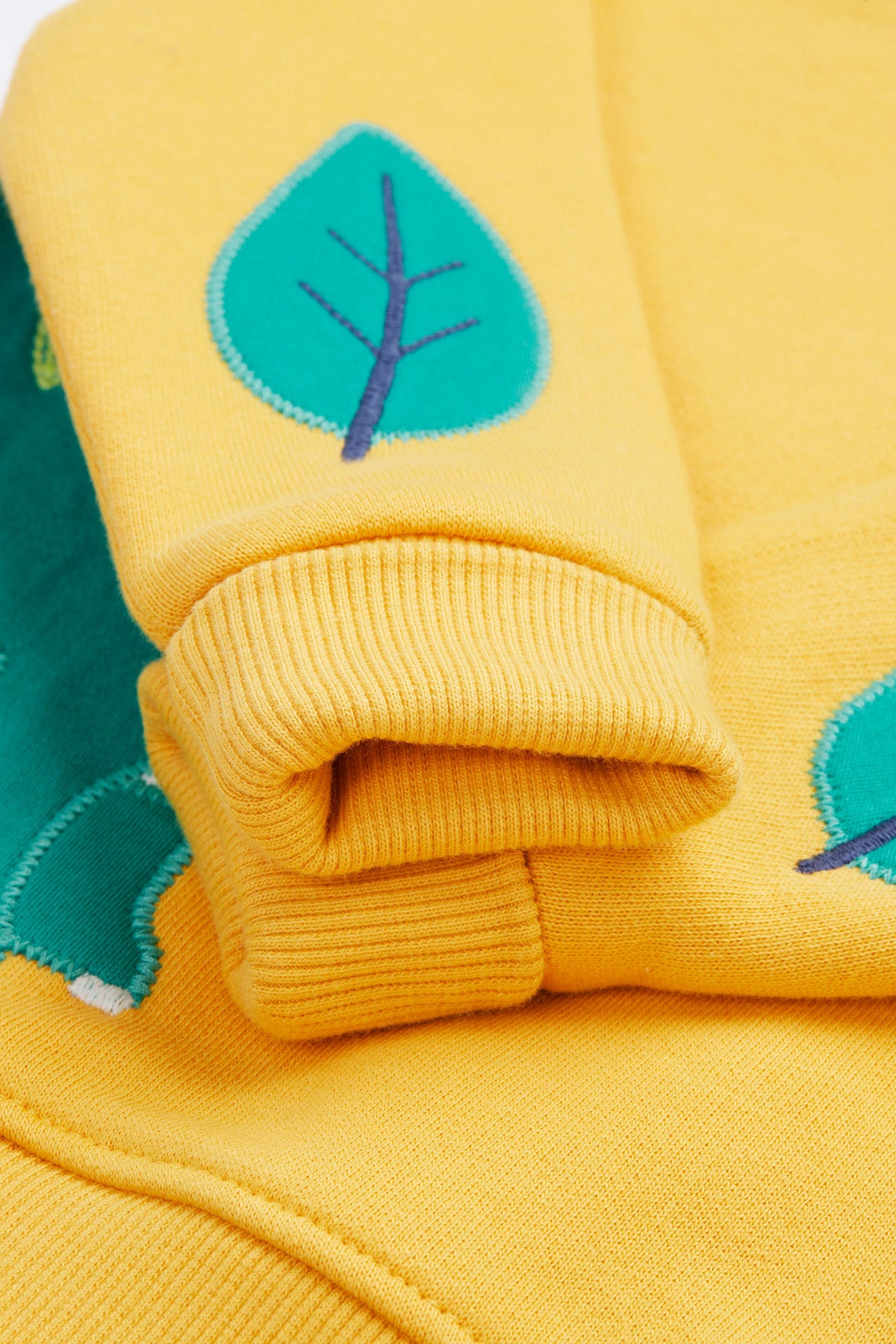 Frugi Easy On Infant Applique Sweatshirt Yellow Dino Clothing 3-6M / Yellow,6-9M / Yellow,9-12M / Yellow,12-18M / Yellow,18-24M / Yellow,2-3YRS / Yellow,3-4YRS / Yellow,4-5YRS / Yellow