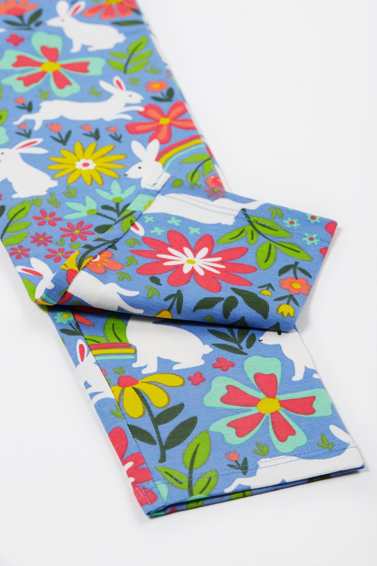 Frugi Libby Leggings Bunny Bounce Clothing 2-3YRS / Multi,3-4YRS / Multi,4-5YRS / Multi,5-6YRS / Multi,6-7YRS / Multi,7-8YRS / Multi,8-9YRS / Multi