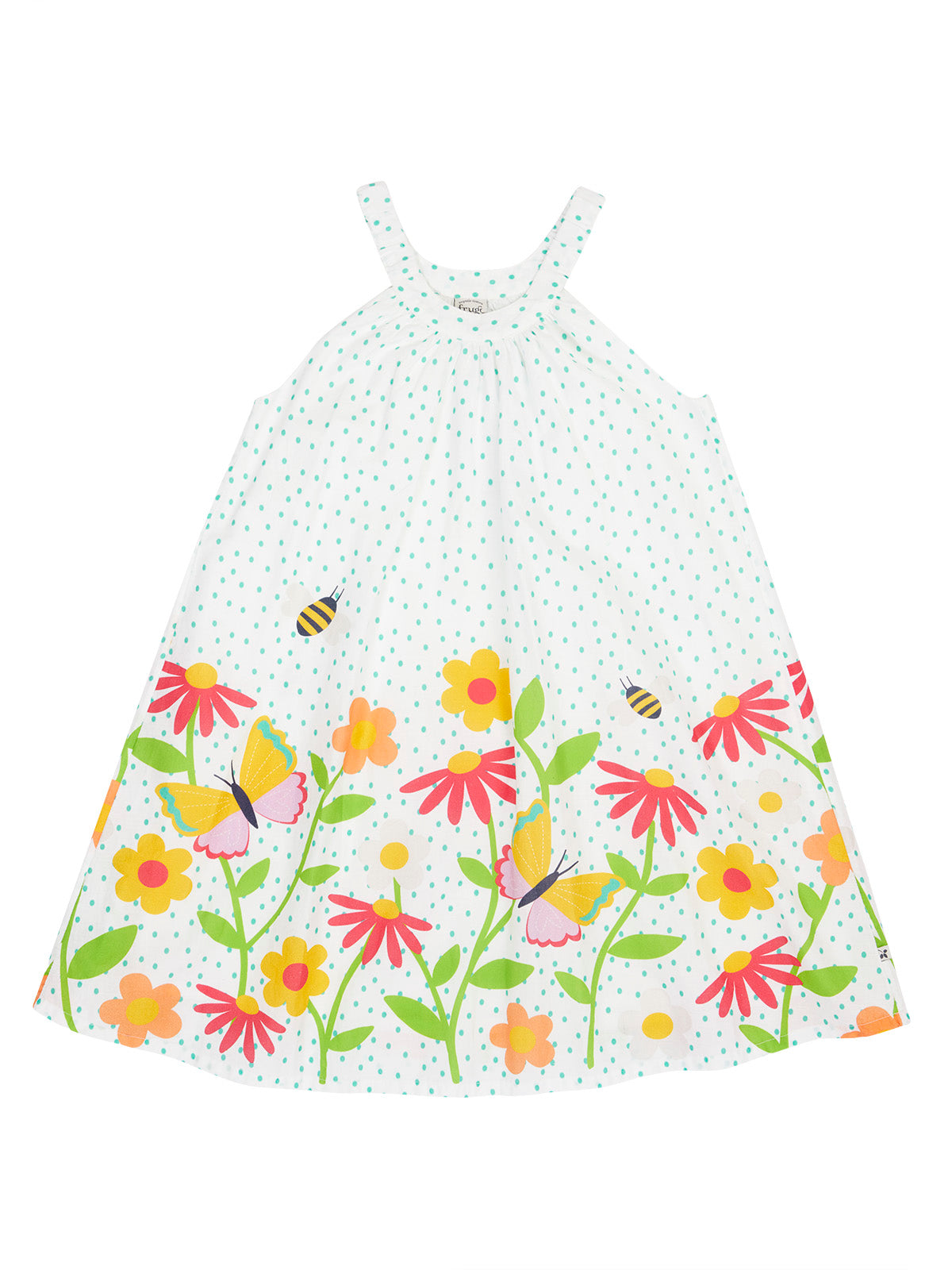 Frugi Myra Twirly Dress 501996S6hpgn Happy Garden