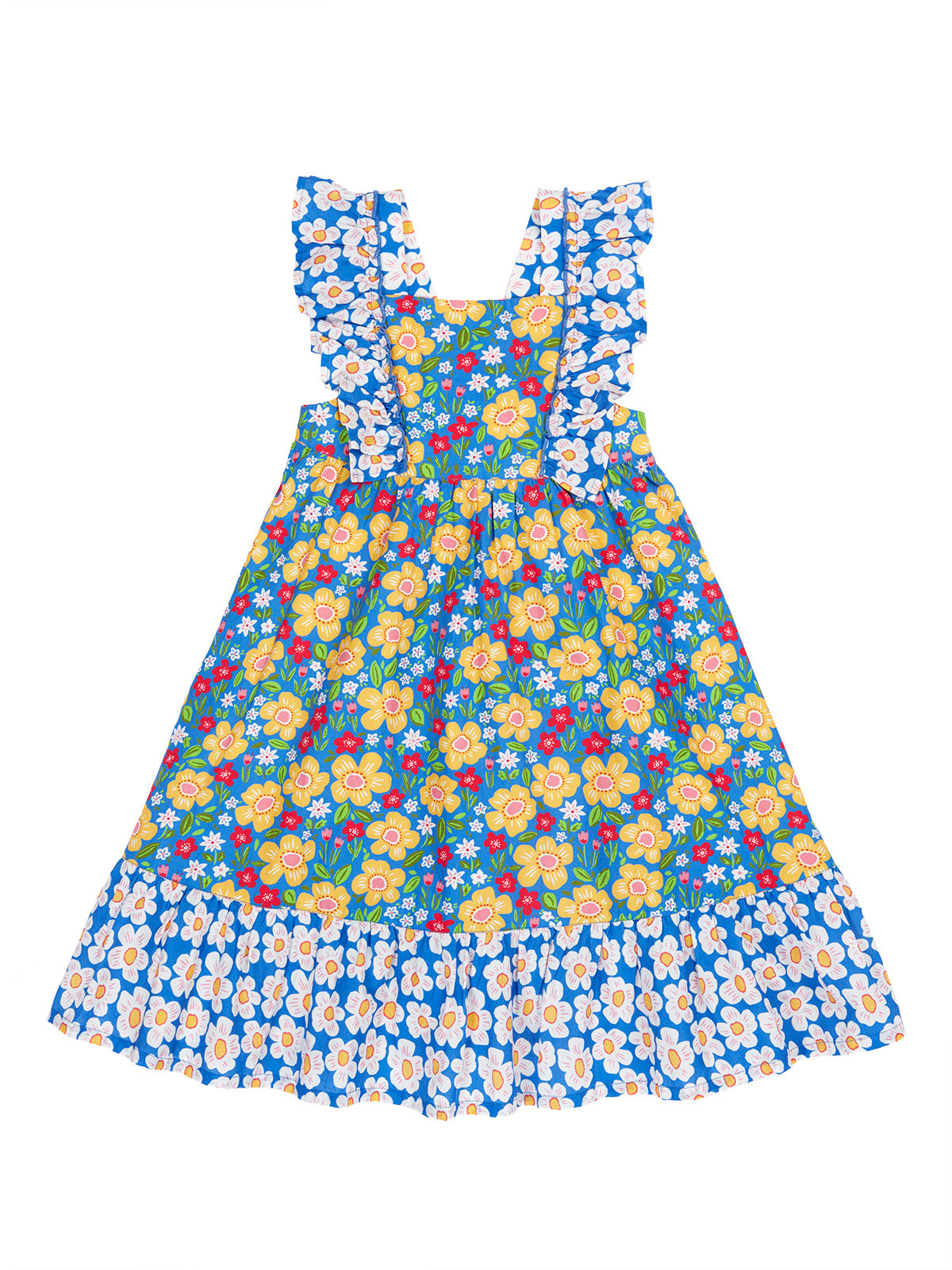 Frugi Audrey Dress 502108S6plzm Daisy Chain