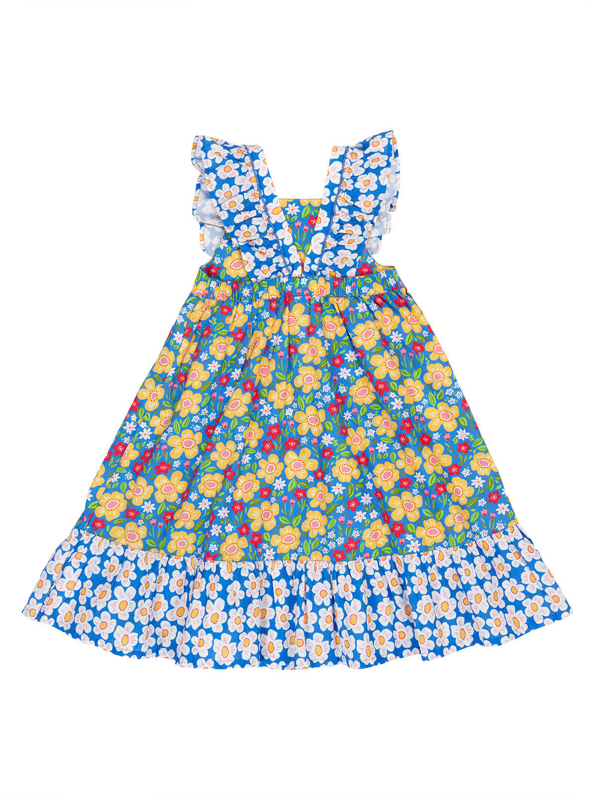 Frugi Audrey Dress 502108S6plzm Daisy Chain