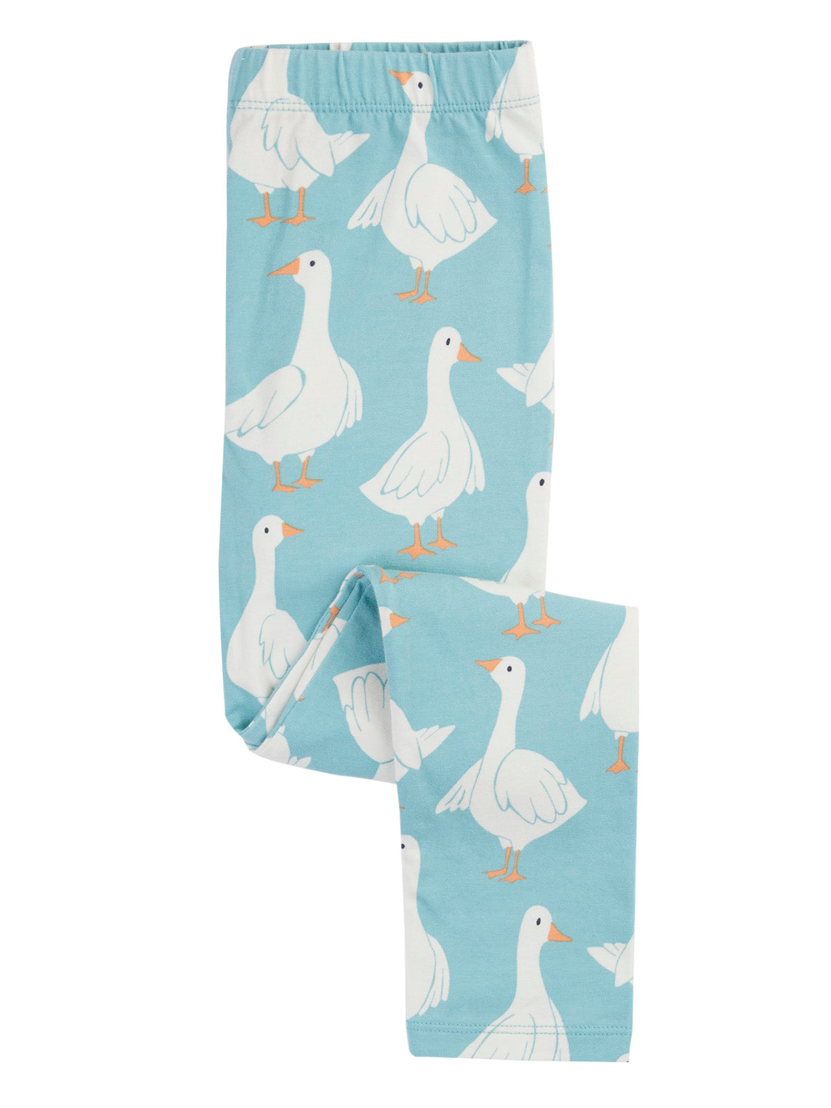 Frugi Libby Leggings 500090S6grmn Goose Gaggle Clothing 2-3YRS / Blue,3-4YRS / Blue,4-5YRS / Blue,5-6YRS / Blue,6-7YRS / Blue