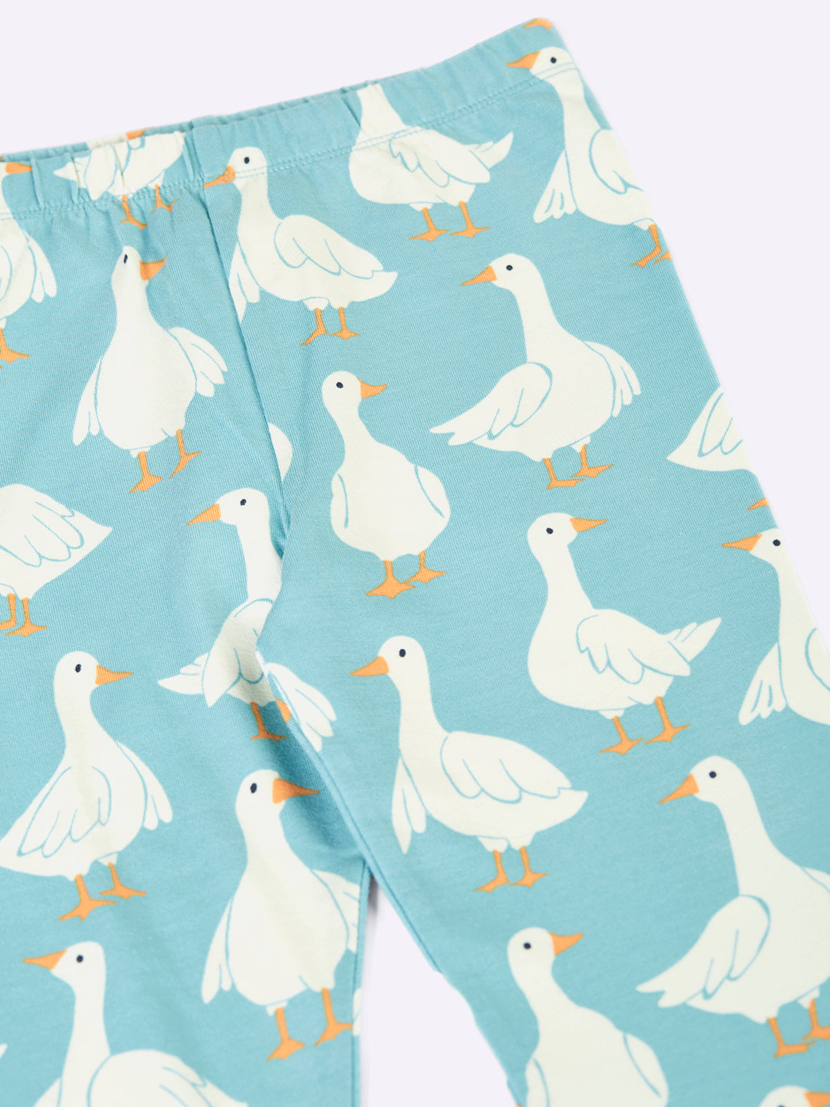 Frugi Libby Leggings 500090S6grmn Goose Gaggle Clothing 2-3YRS / Blue,3-4YRS / Blue,4-5YRS / Blue,5-6YRS / Blue,6-7YRS / Blue