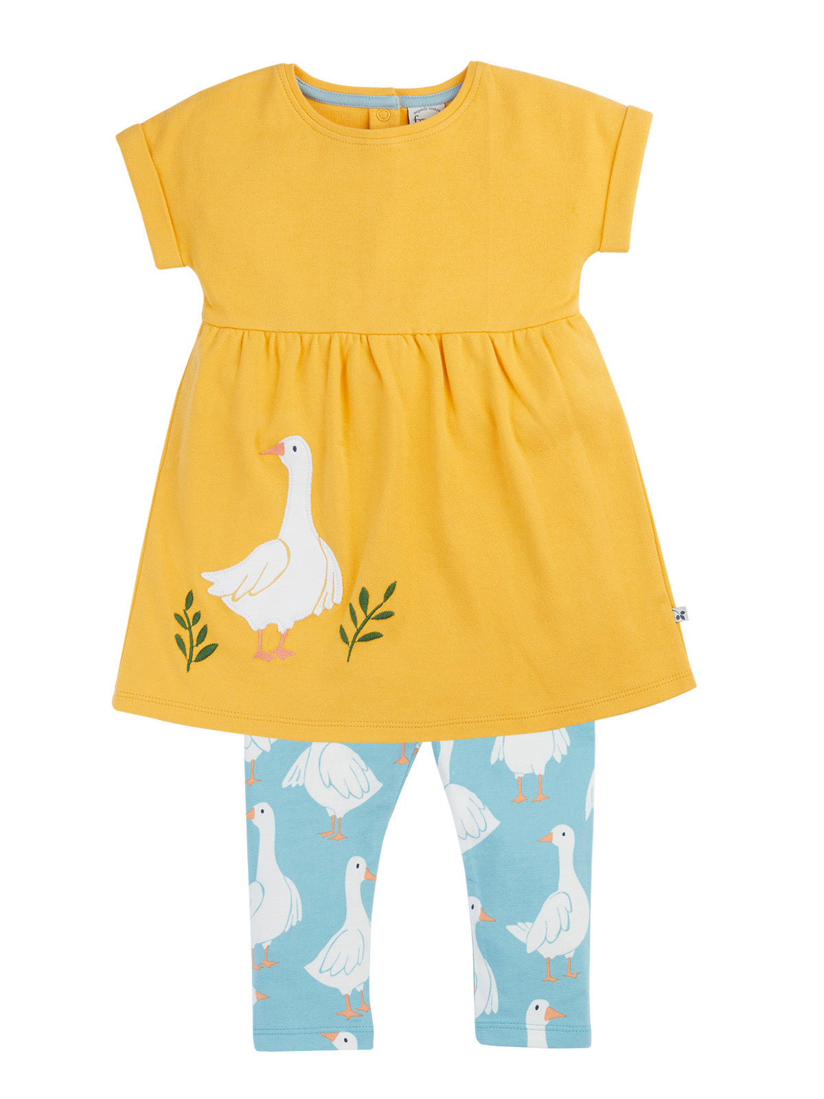 Frugi Infant Mari Outfit Goose Gaggle