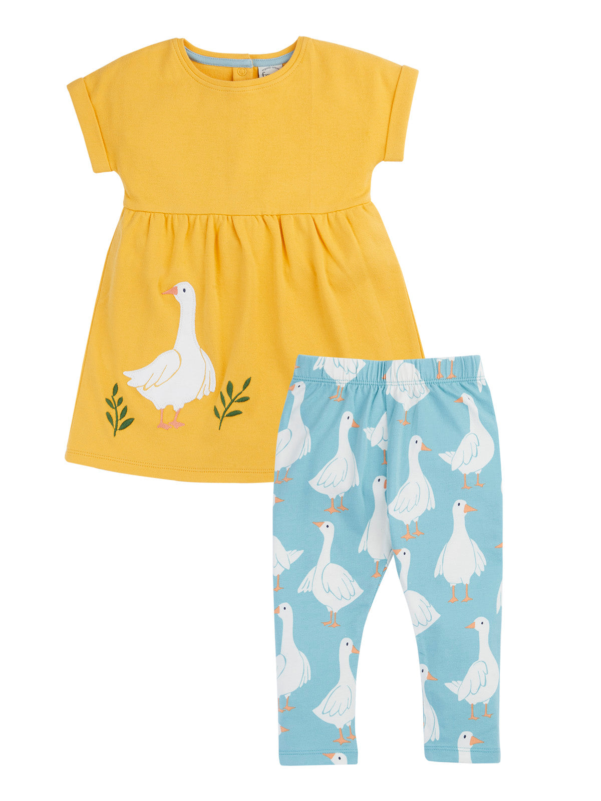 Frugi Infant Mari Outfit Goose Gaggle