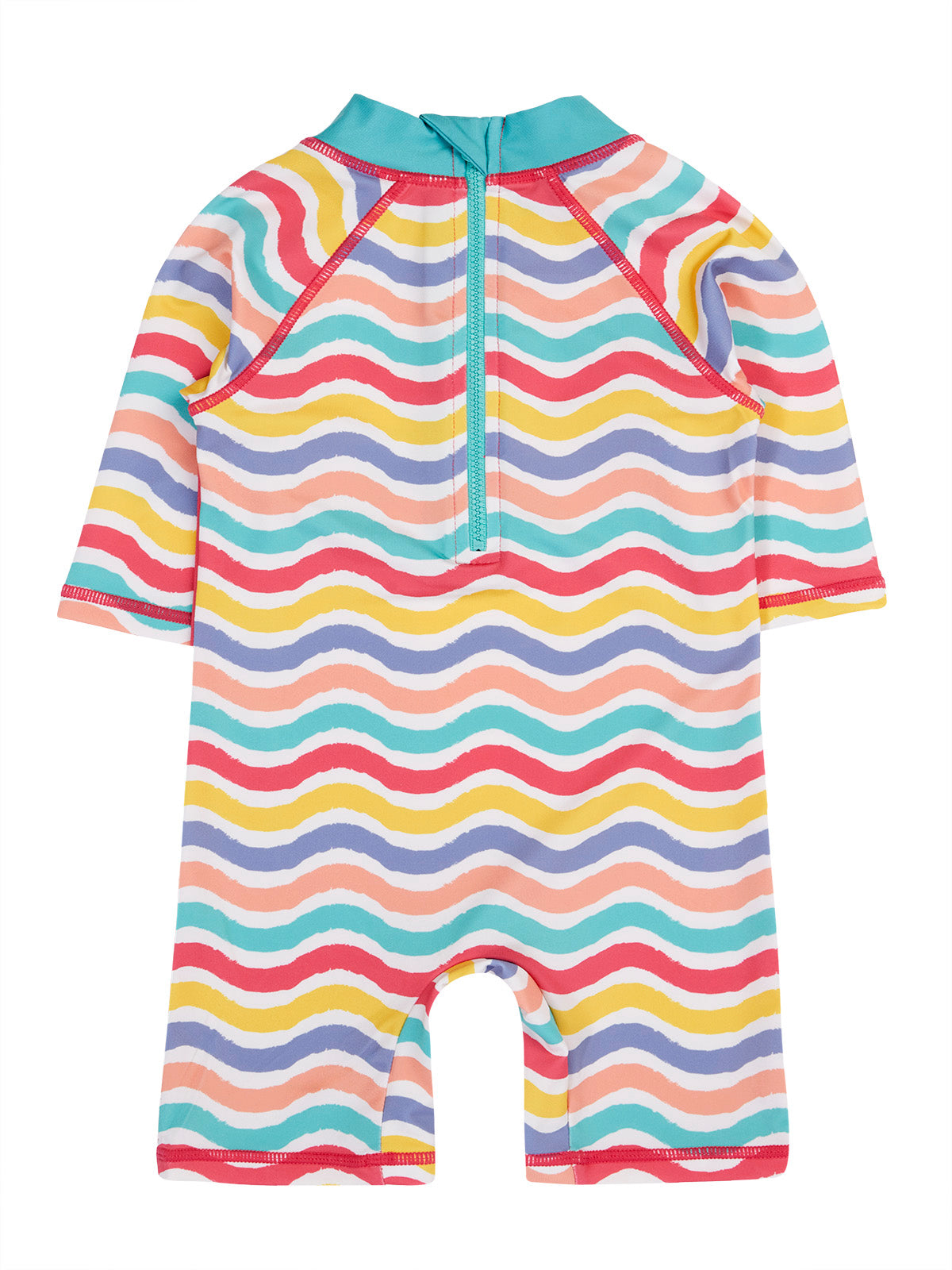 Frugi Sunsafe Suit 500272S6rkwl Rainbow Ice Cream Clothing 0-6M / Multi,6-12M / Multi,12-24M / Multi,2-3YRS / Multi,3-4YRS / Multi