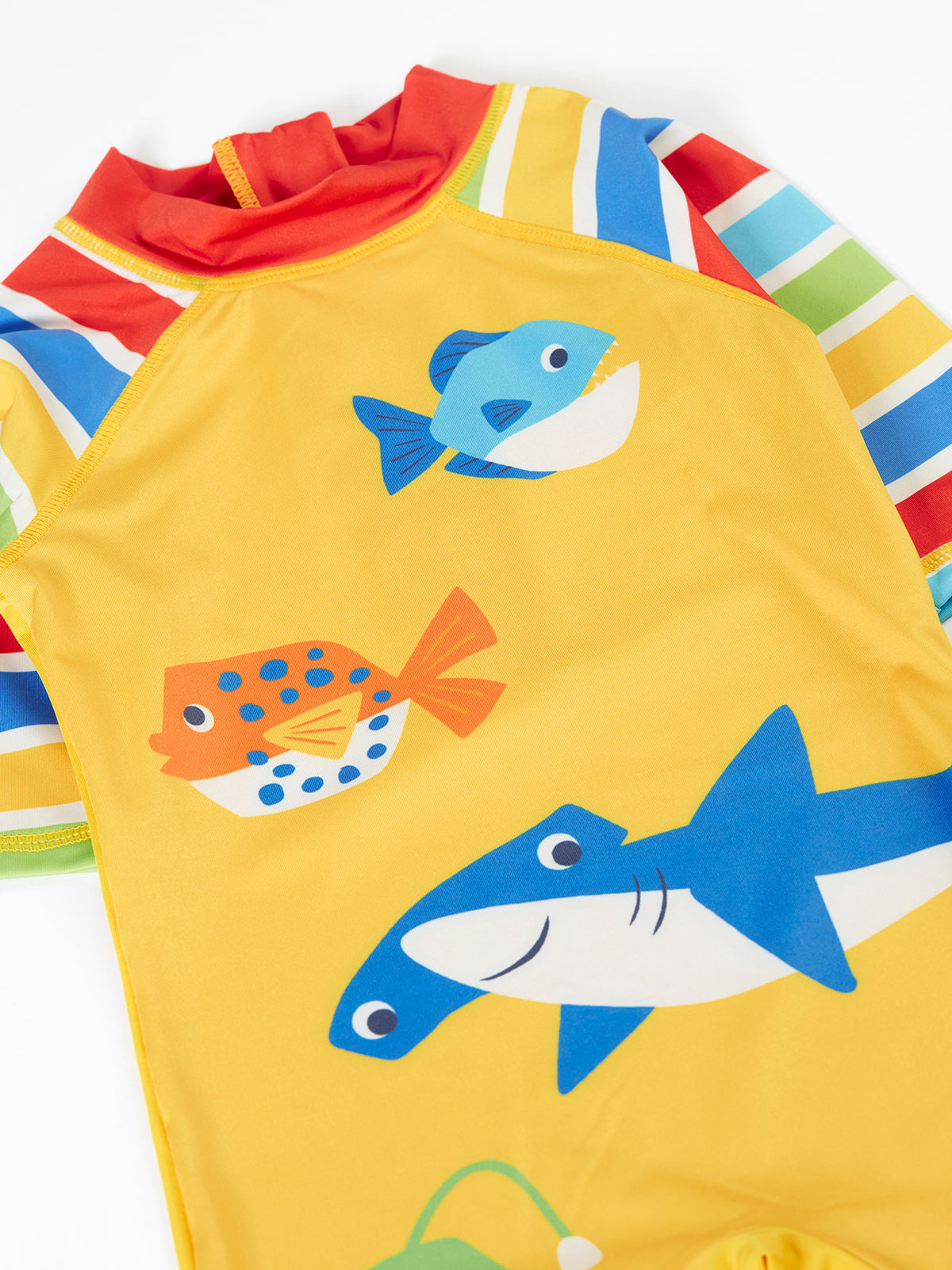 Frugi Sunsafe Suit 500272S6rqim Fish Clothing 0-6M / Yellow,6-12M / Yellow,12-24M / Yellow,18-24M / Yellow,2-3YRS / Yellow,3-4YRS / Yellow