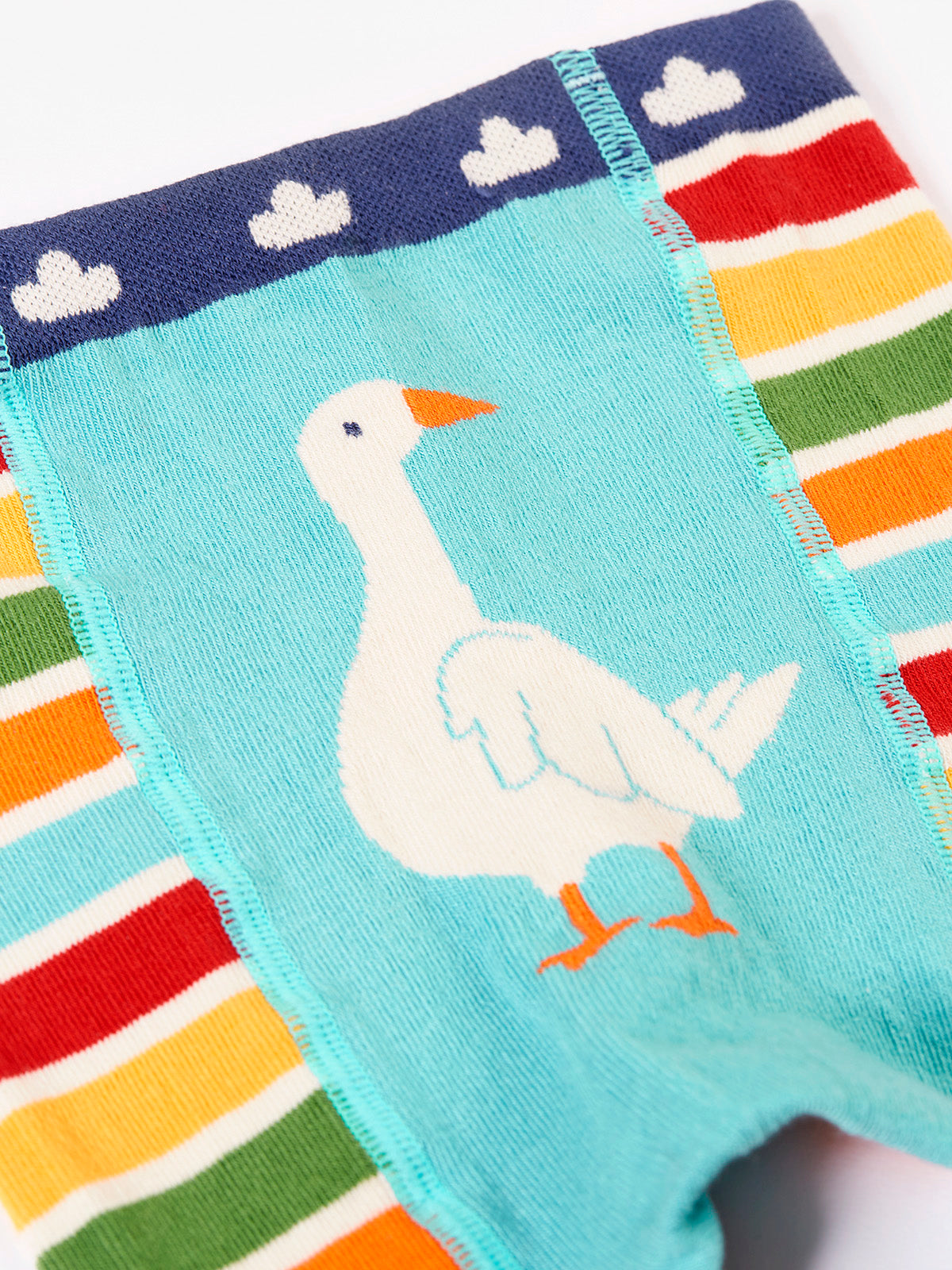 Frugi Infant Knitted Leggings 500086S6rqom Rainbow Goose Clothing 0-6M / Multi,6-12M / Multi,1-2YRS / Multi