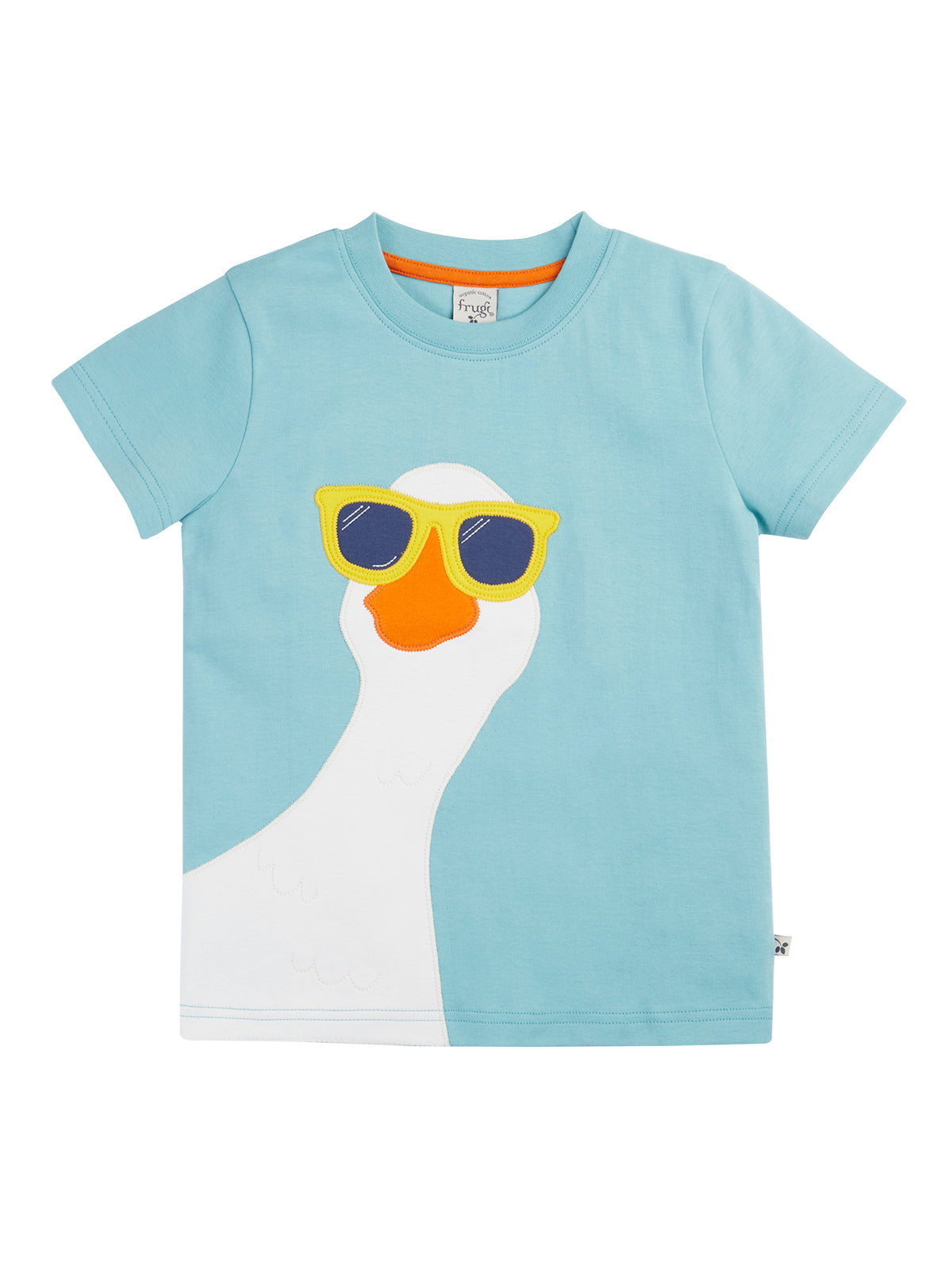 Frugi Carsen T-Shirt 501788S6lgyh Goose Clothing 2-3YRS / Blue,3-4YRS / Blue,4-5YRS / Blue,5-6YRS / Blue,6-7YRS / Blue