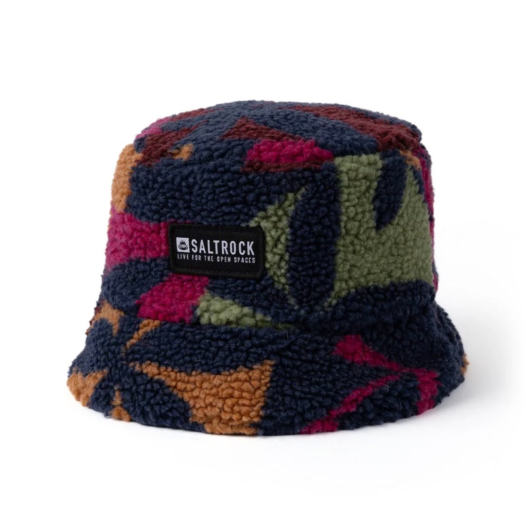 Saltrock Balance Borg Reversible Bucket Hat Aw25 Blue Print Clothing ONE SIZE / Multi