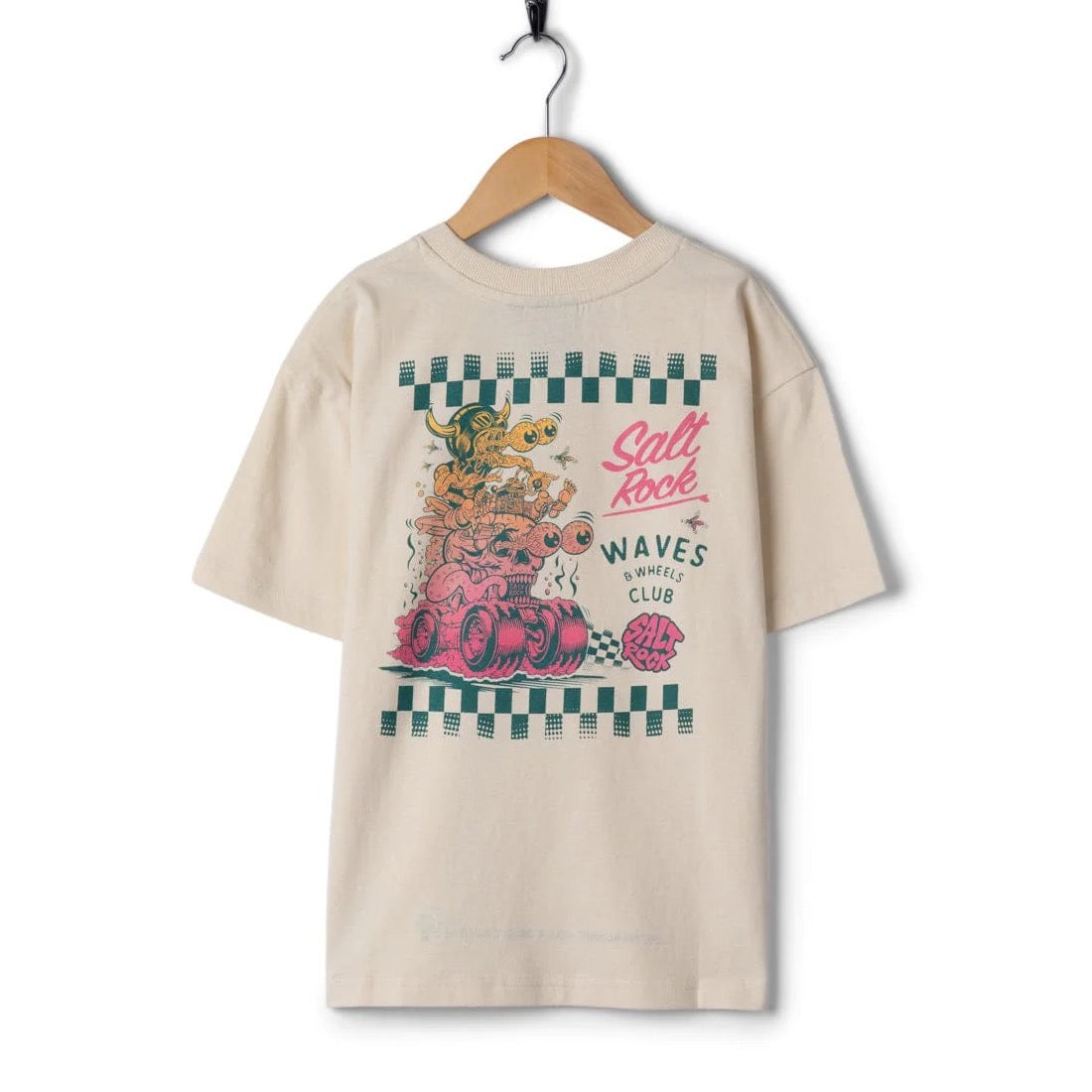 Saltrock Boys Creep Club Gradient T-Shirt Natural Clothing 9/10YRS / Natural,11/12YRS / Natural,13YRS / Natural