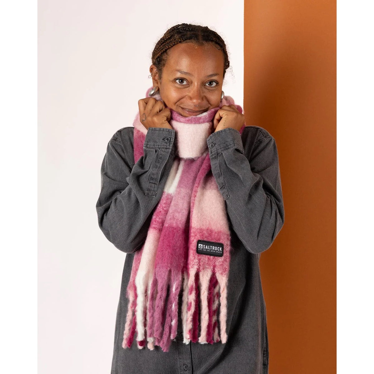 Saltrock Harvest Scarf Aw25 Pink Clothing ONE SIZE / Pink
