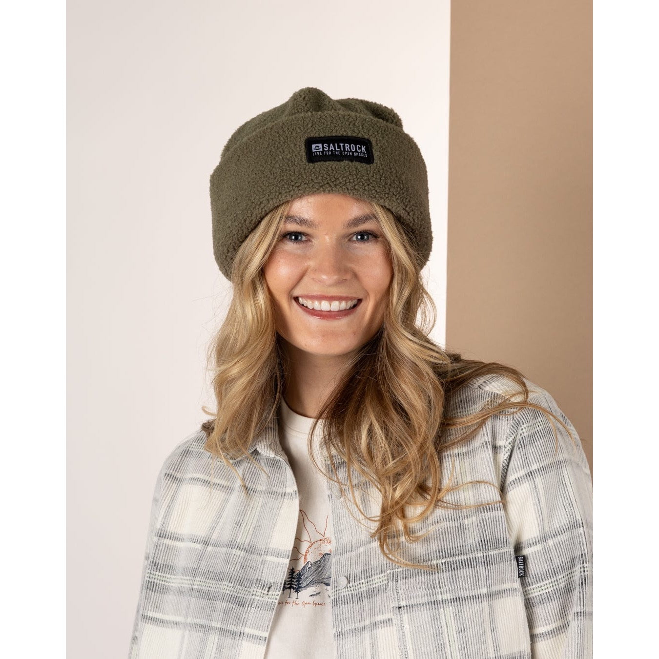 Saltrock Iona Borg Hat Khaki Clothing ONE SIZE / Khaki