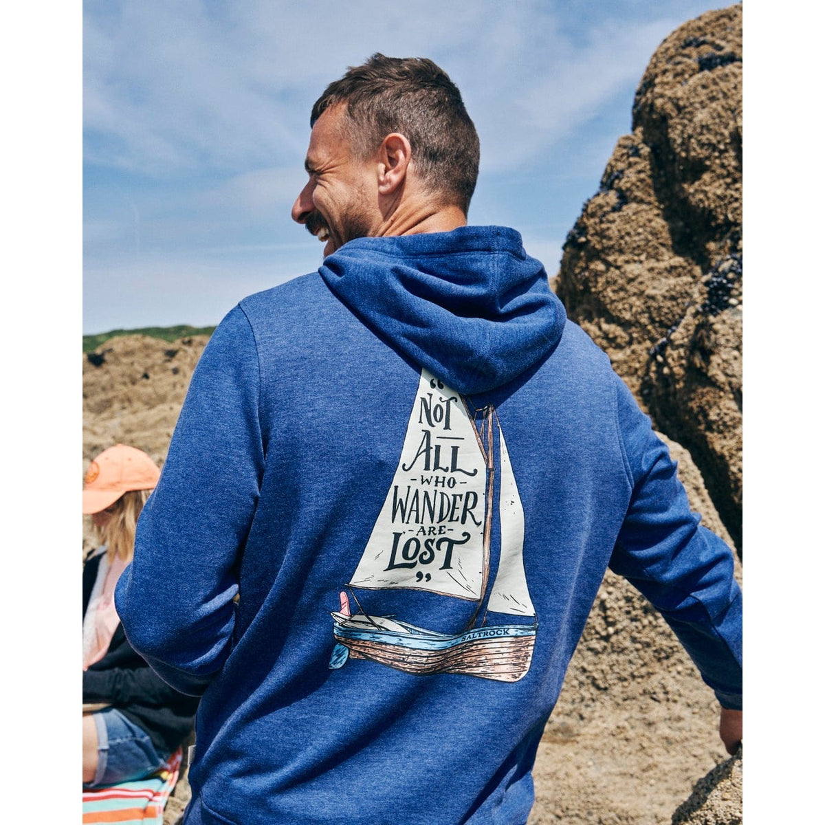 Saltrock Mens Lost Ships Hoodie Hwb12101085 Indigo Clothing XXL ADULT / Indigo,SMALL ADULT / Indigo,MEDIUM ADULT / Indigo,LARGE ADULT / Indigo,XL ADULT / Indigo