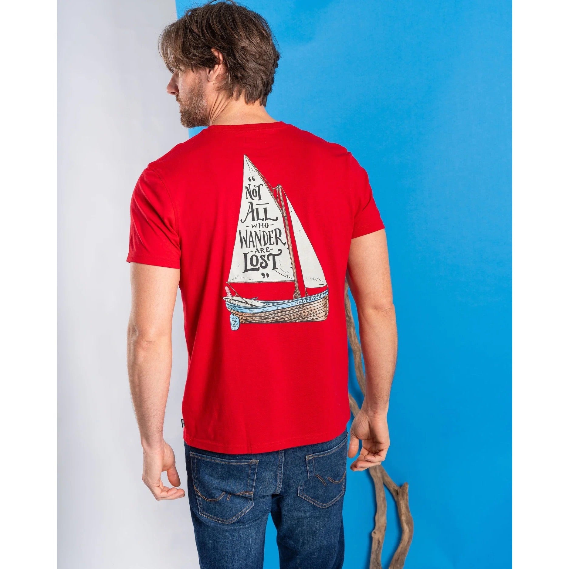 Saltrock Mens Lost Ships T-Shirt Tsb11703059 Red Clothing SMALL ADULT / Red,MEDIUM ADULT / Red,LARGE ADULT / Red,XL ADULT / Red