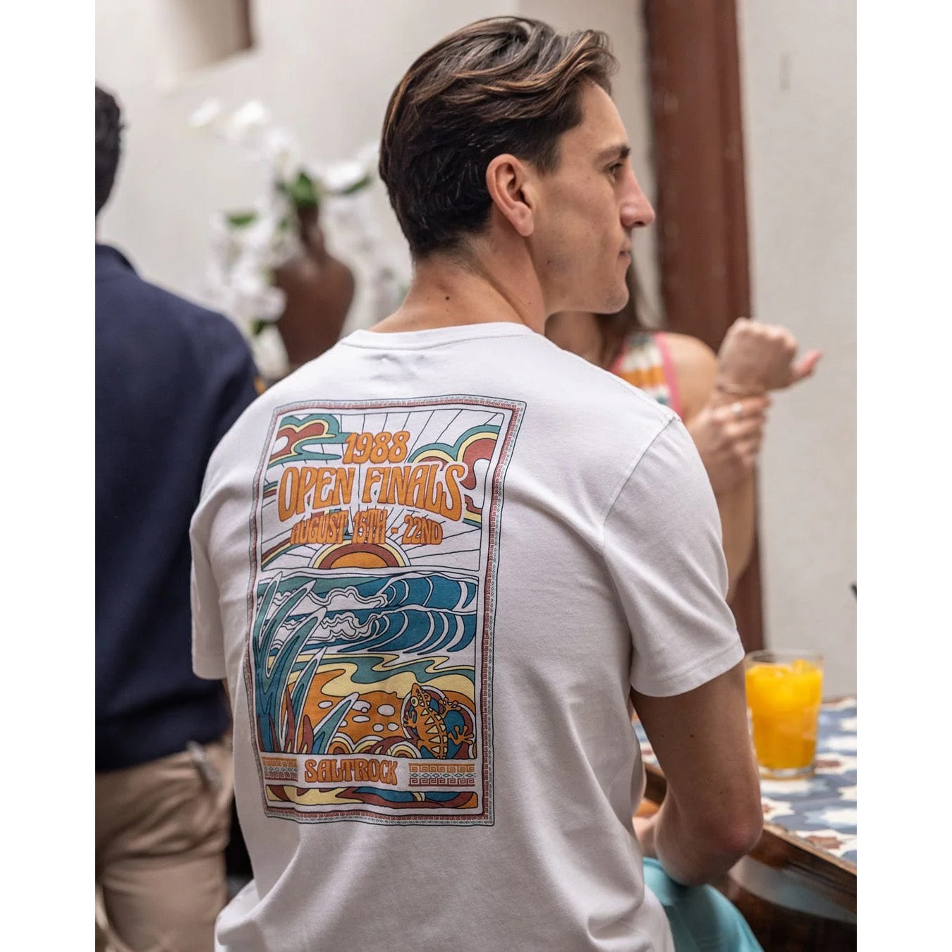 Saltrock Mens Open Finals T-Shirt Tsb12601100 White Clothing M / White,L / White,XL / White,XXL / White