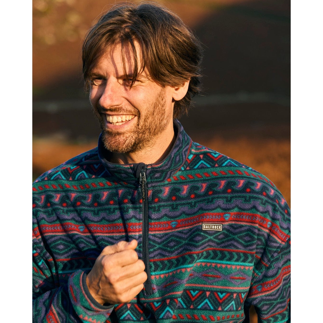 Saltrock Mens Treehouse Fleece Lzp12502012 Multi Purple Clothing M / Multi,L / Multi,XL / Multi