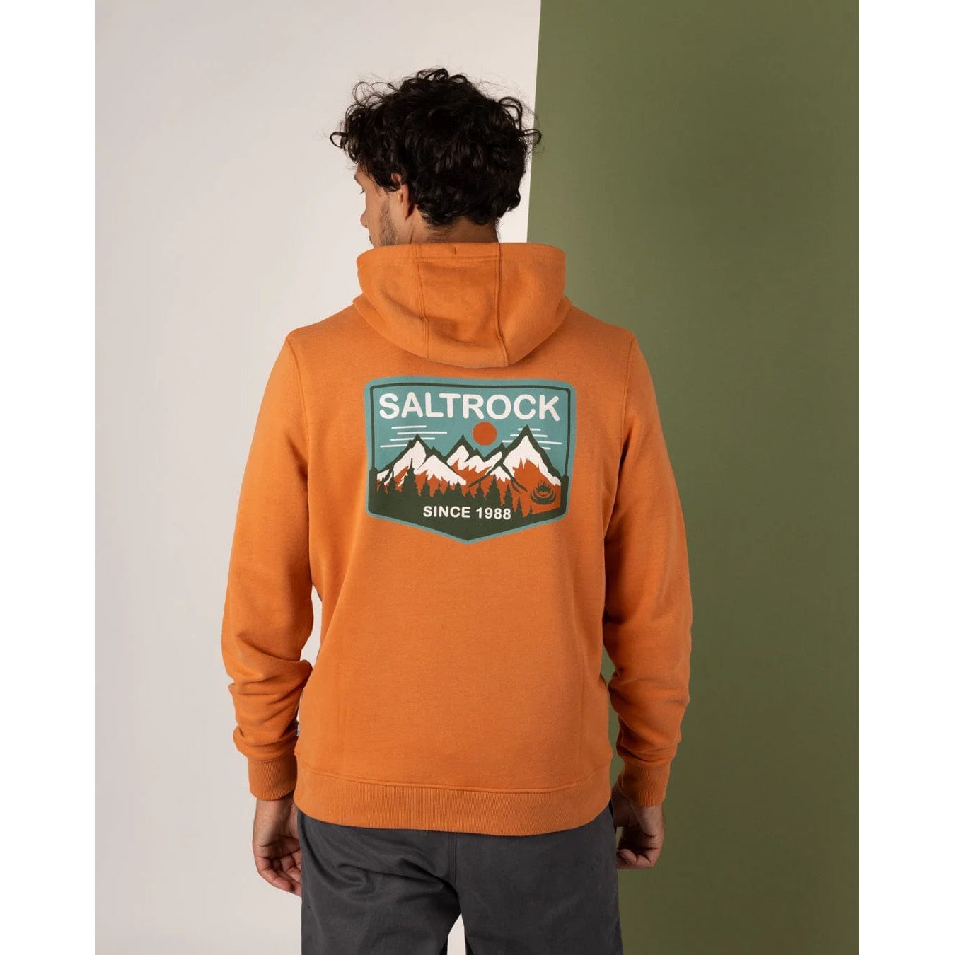 Saltrock Mens Uplands Hoodie Orange Clothing L / Orange,XL / Orange
