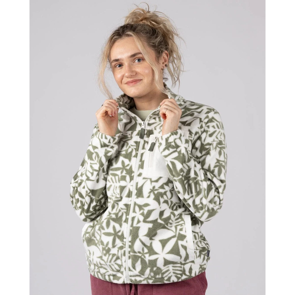 Saltrock Womens Balance Fleece Lmx25501050 Sage Clothing XS / Sage,S / Sage,M / Sage,L / Sage