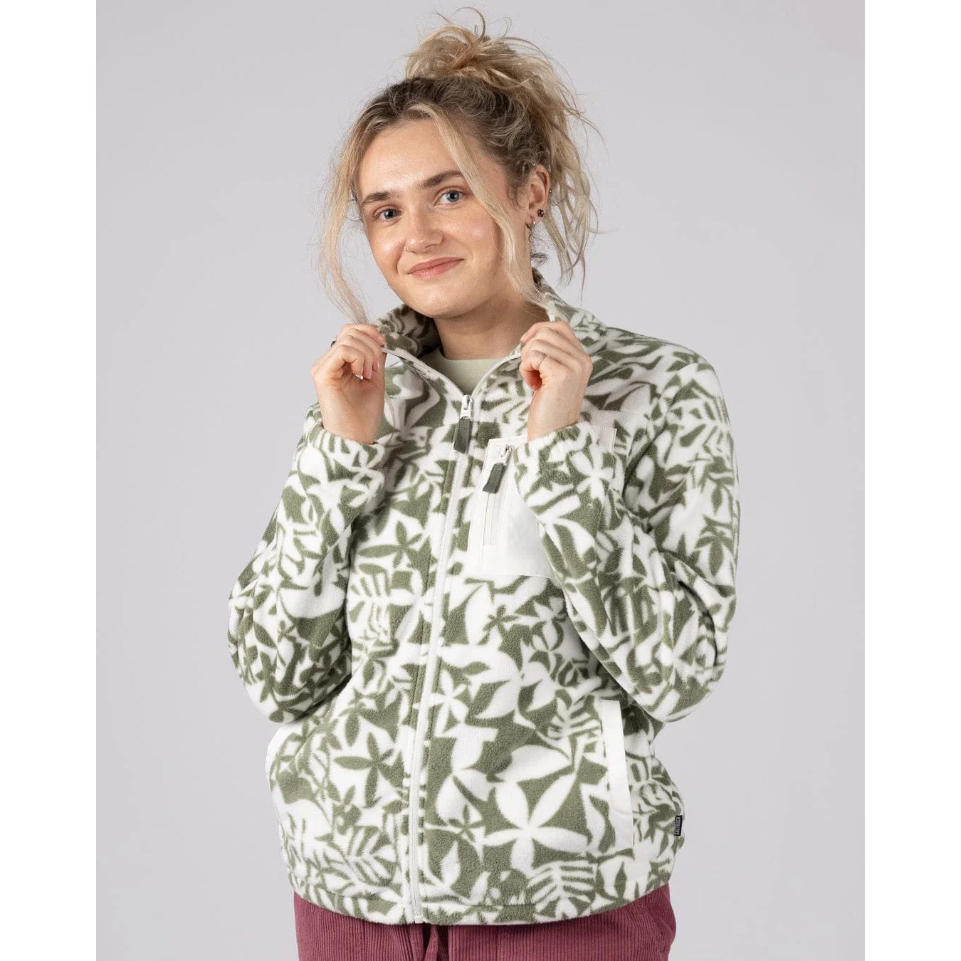 Saltrock Womens Balance Fleece Lmx25501050 Sage Clothing XS / Sage,S / Sage,M / Sage,L / Sage