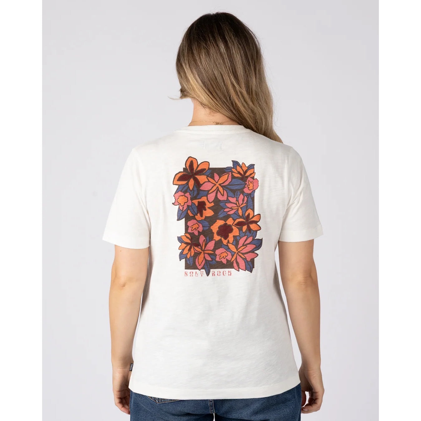 Saltrock Womens Fleur Classic T-Shirt Cream Clothing UK8 / Cream,UK10 / Cream,UK12 / Cream,UK14 / Cream